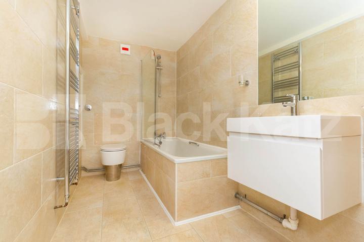 The iconic Ability Plaza development in Dalston with large terrace  Ability Plaza - Kingsland Road, Dalston / Haggerston